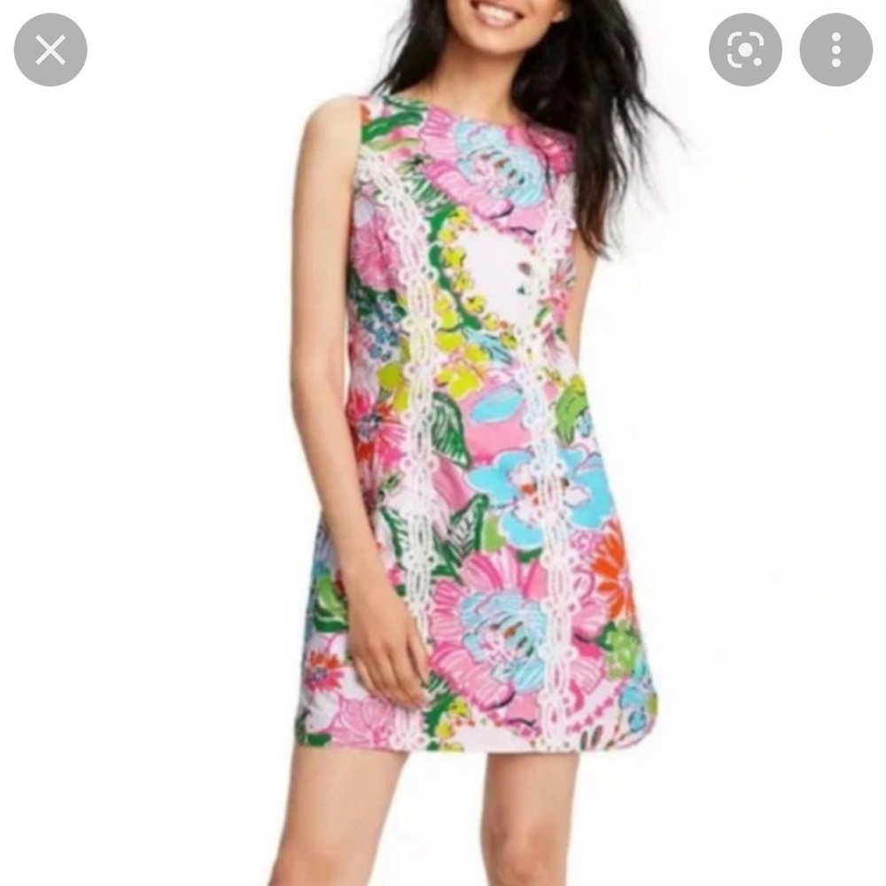 NWT! Lilly Pulitzer for Target floral shift dress. Size 4.